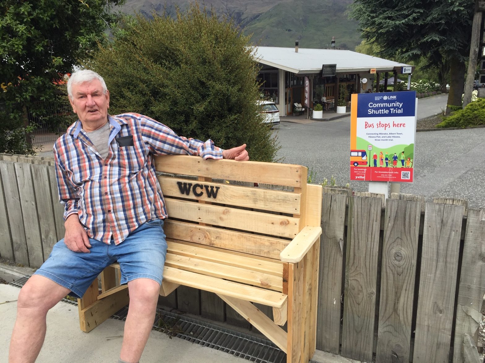 Bus stop bench seats
