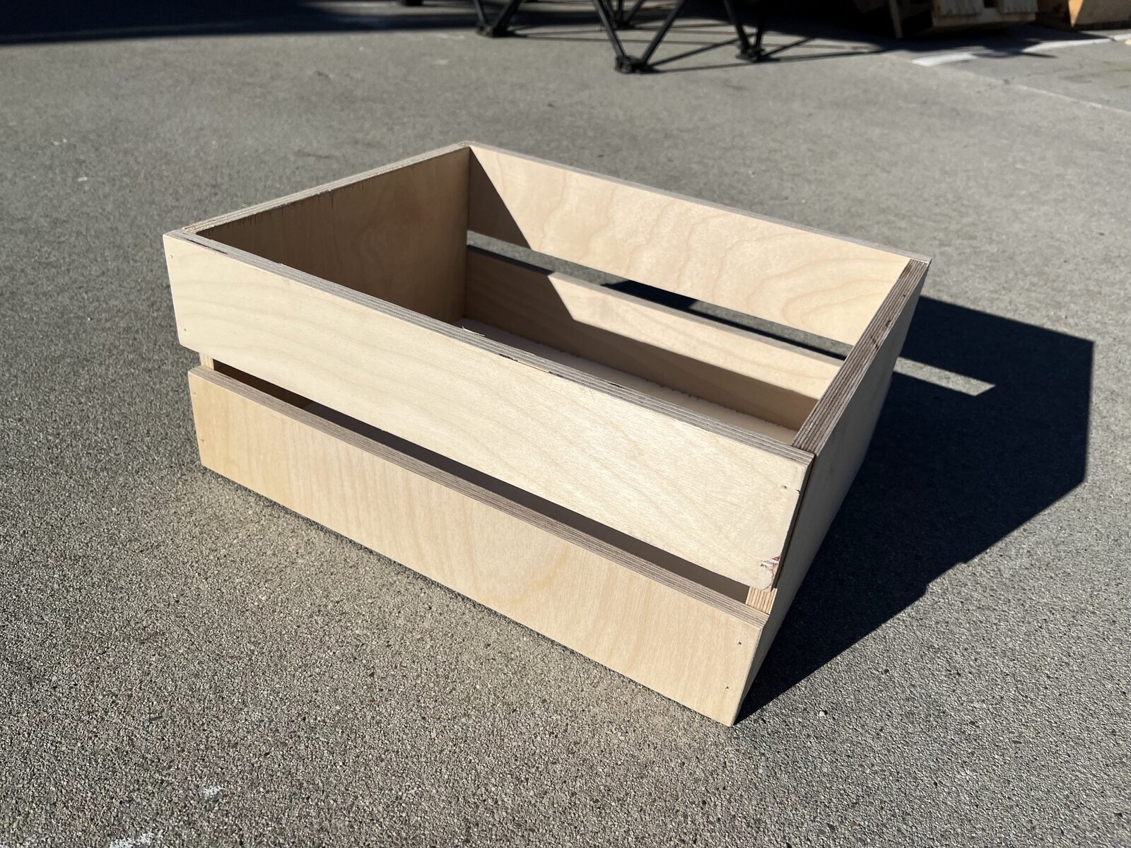 Wooden crate medium