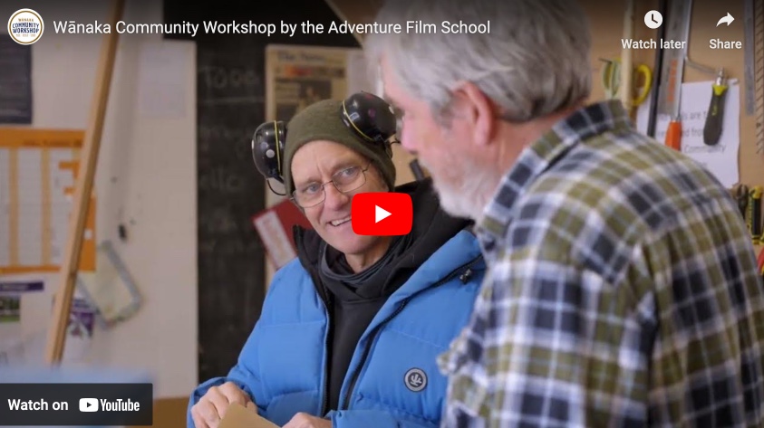 The Adventure Film School Visits the Wānaka Community Workshop