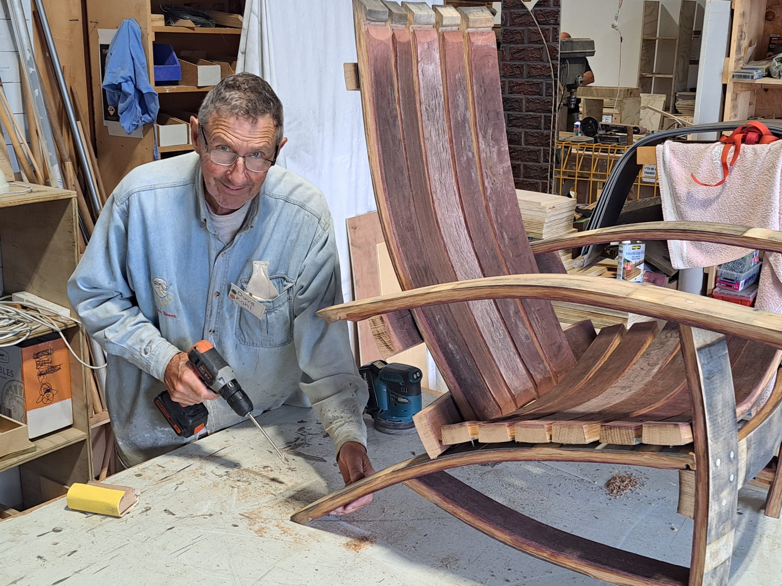 Crafty barrel chairs